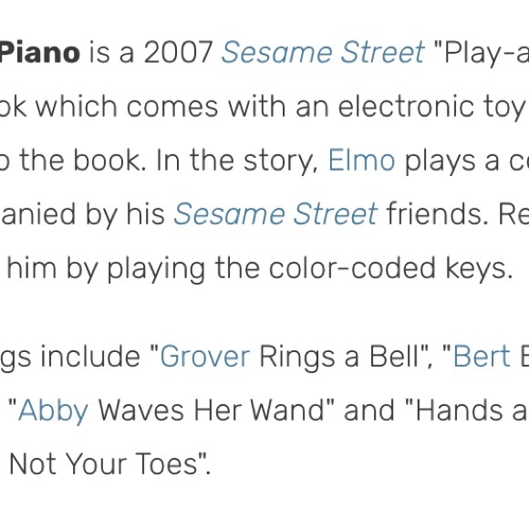 Vintage Sesame Street Elmo’s Piano (Musical book) - Picture 6 of 6